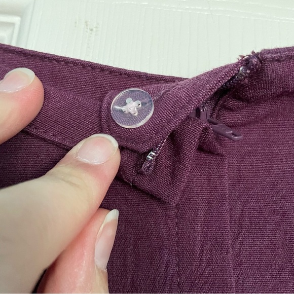 Christopher & Banks Size 4 Business Skirt​ Plum Purple - Picture 6 of 6